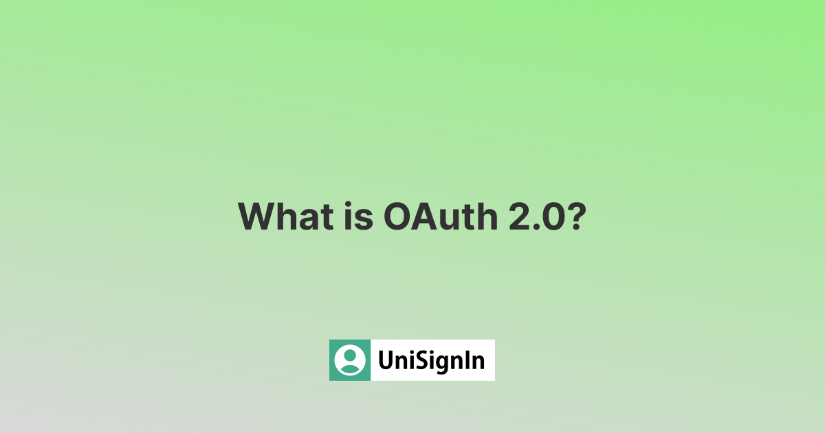 What is OAuth 2.0?