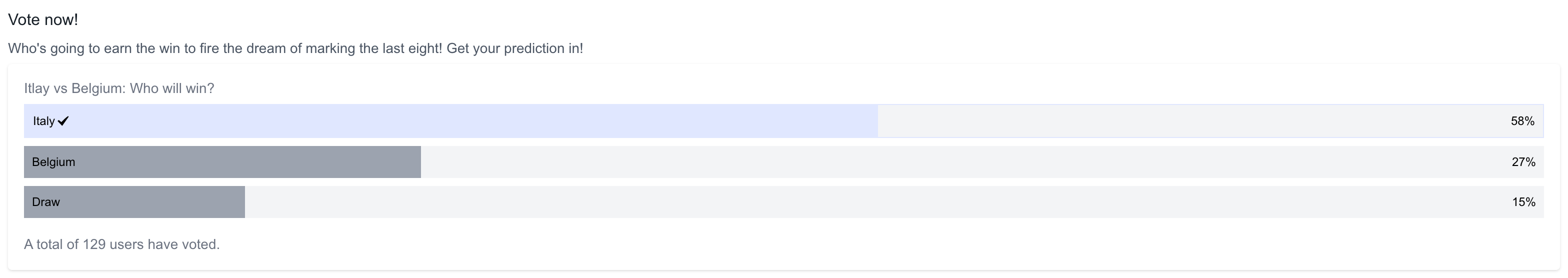 Poll maker example