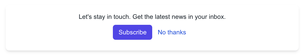 Confirm button example